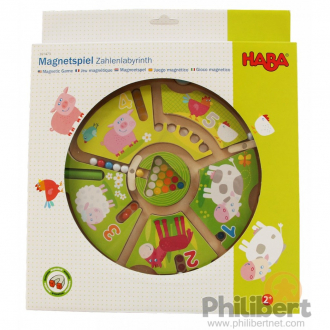 extrait jeux-de-societe Jeu Magnétique Labyrinthe de Chiffres