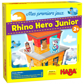 extrait jeux-de-societe Mes premiers jeux – Rhino Hero Junior