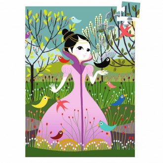extrait jeux-de-societe Mini Puzzle - Elvira - 60 Pièces