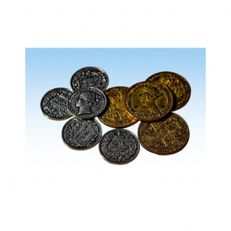 extrait jeux-de-societe Nanty Narking : 50 Victorian Metal Coins
