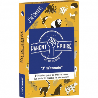 extrait jeux-de-societe Parent Épuisé : Kit De Survie J' M'Ennuie