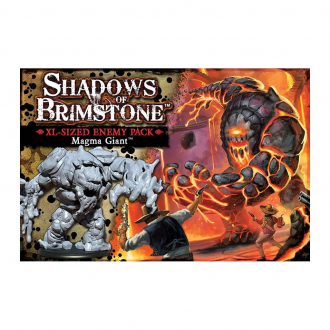 extrait jeux-de-societe Shadows of Brimstone – Magma Giant XL Enemy Pack Expansion