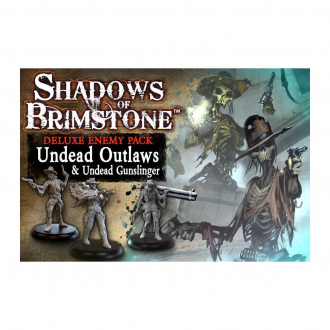 extrait jeux-de-societe Shadows of Brimstone : Undead Outlaws and Undead Gunslingers Deluxe Enemy Pack