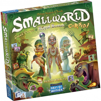 extrait jeux-de-societe Small World: Power Pack 2 - Cursed & Grand Dames & Royal Bonus