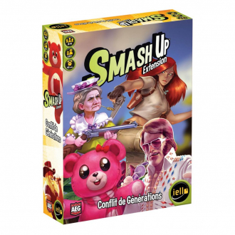 extrait jeux-de-societe Smash Up : Conflit de Générations
