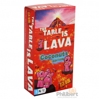 extrait jeux-de-societe The Table Is Lava: Coconuts Editon