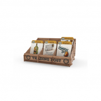extrait jeux-de-societe Western Legends - Organizer Wooden Trading Post