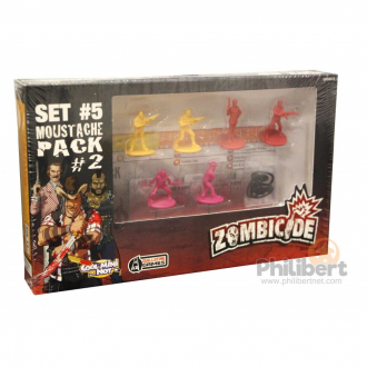 extrait jeux-de-societe Zombicide : Set 5 Moustache Pack 2