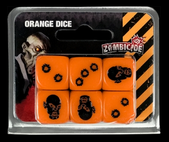 Zombicide : Set de D&eacute;s Orange