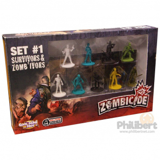 extrait jeux-de-societe Zombicide : Survivors & Zombivors – Set 1