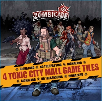 Zombicide : Toxic City Mall Game Tiles