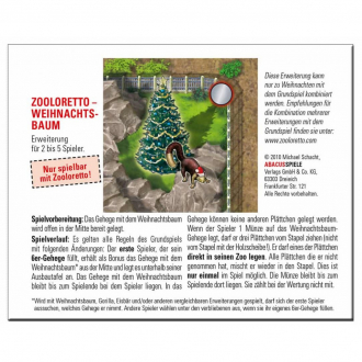 extrait jeux-de-societe Zooloretto - Weihnachtsbaum