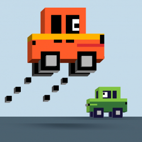 couverture jeu vidéo 1 Jump - Play Free Classic Crossy Block Jumping Tiny Racing Car Fever Game