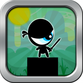 couverture jeu vidéo 1eye Ninja stickman game - Run fast & Tap to stretch amazing stick to jump racer best arcade!