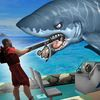 couverture jeux-video 2016 affamé requin attaque : génial blanc monstre poisson chasse