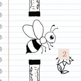 couverture jeu vidéo 2048 Fly Bee - The Adventure Of A Flowers Bee