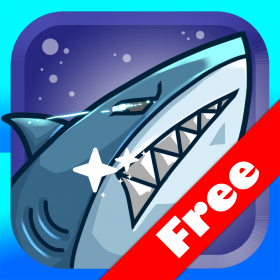 couverture jeu vidéo 2048 Shark Attack FREE