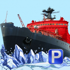 couverture jeux-video 3D Icebreaker Parking - Arctic Boat Driving & Simulation Ship Racing Games
