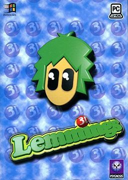 couverture jeux-video 3D Lemmings