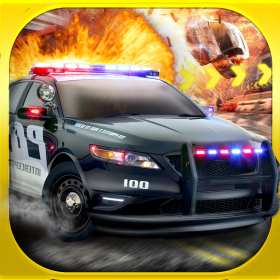 couverture jeux-video 3D Police Run Drag Racing Simulator ~ Gratuit Jeux de Voiture de Course