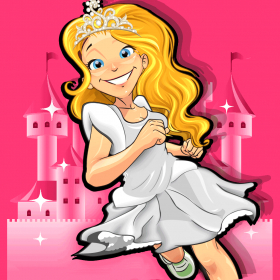 couverture jeu vidéo 3D Princess Run &amp; Fun Girl Racing - gymnastics jump-ing &amp; running teenage kid games for girls