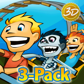 couverture jeu vidéo 3D Rollercoaster Rush Bundle Pack
