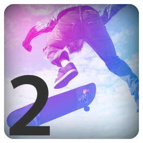 couverture jeu vidéo 3D Skateboard Half Pipe Juggle Trick Pocket Game 2