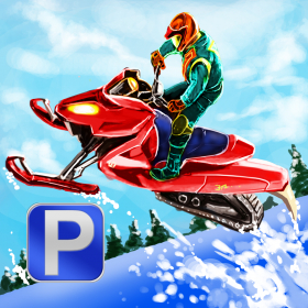 couverture jeu vidéo 3D Snowmobile Parking - Real Snow Driving Simulator eXtreme Racing Games