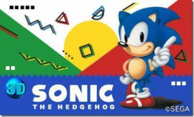 couverture jeu vidéo 3D Sonic the Hedgehog