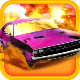 couverture jeu vidéo 3D voiture de rallye Shooter Mania