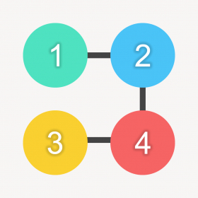 couverture jeu vidéo 4 Colors and numbers - Flow Dots Puzzle connecting colors and numbers