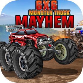 couverture jeu vidéo 6X6 Monster Truck Mayhem