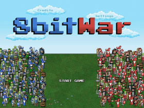 couverture jeu vidéo 8bit War