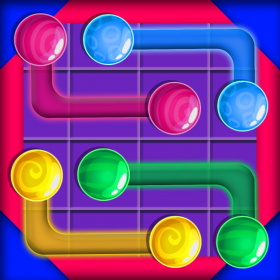 couverture jeu vidéo A addictive bubble flow brain puzzle game