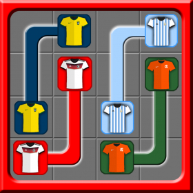 couverture jeu vidéo A addictive football Jersey flow brain puzzle game