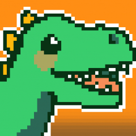 couverture jeu vidéo A Baby Pixel Dino Run - Full Safari Zoo Version