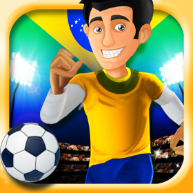 couverture jeu vidéo A Brazil World Soccer Football Run 2014 PRO: Road to Rio Finals - Win the Cup!