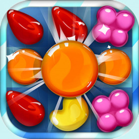 couverture jeu vidéo ``A Candy Ball Crash Mania - Jelly Breaker Mix Saga