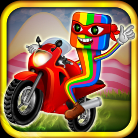 couverture jeu vidéo A Candy Clash Ninja Bike Ride Pro - Race to the Draw Line at Mt. Rush!