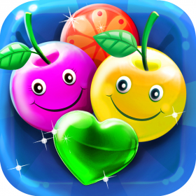 couverture jeu vidéo ``` A Candy Swap``` - fruit adventure mania in mystery match-3 game free