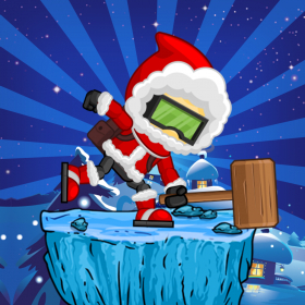 couverture jeu vidéo A Christmas Town Upheaval - Joyeux Noël Coureur de L'hiver dans la Neige