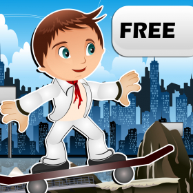 couverture jeux-video A City Skate Race Free - Tour Harlem on Your Long Board