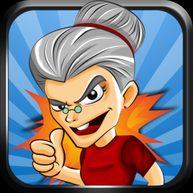 couverture jeu vidéo A Crazy Grandma Run - Xtreme Injustice
