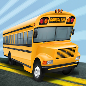couverture jeu vidéo A Crazy School Bus Driver: High Speed Race Track Game Free