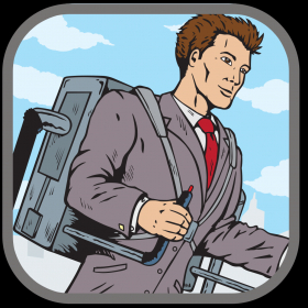 couverture jeu vidéo A Crazy Wall Street Business Man - Super Blast Insane Shooter FREE