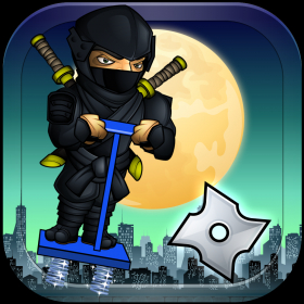 couverture jeu vidéo A Dark Ninja Avenger FREE- Bouncy Warrior of the Night!