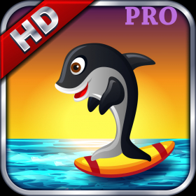couverture jeu vidéo A Dolphin Journey Surfing and Flying - HD PRO - voyage dauphin surf et volant