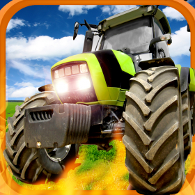 couverture jeu vidéo A Farm War Combat Run: Speed Tractor Racing Game