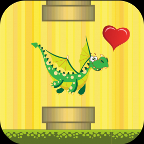 couverture jeu vidéo A Flappy Dragon Sky Adventure Game