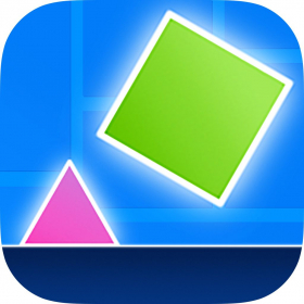 couverture jeu vidéo A Geometry Square Lite - The impossible Jump Game